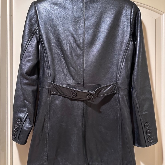 Women's A&S Selections Canadian Modo Peau leather jacket - black - small - Picture 4 of 4